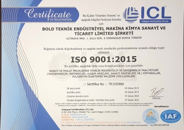 Sertifika ISO 9001:2015